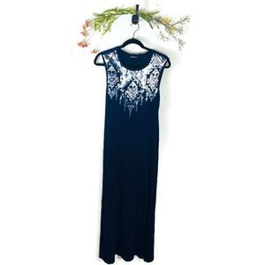 5 for $30 Express Sequin Tank Dress Blue Silver XS